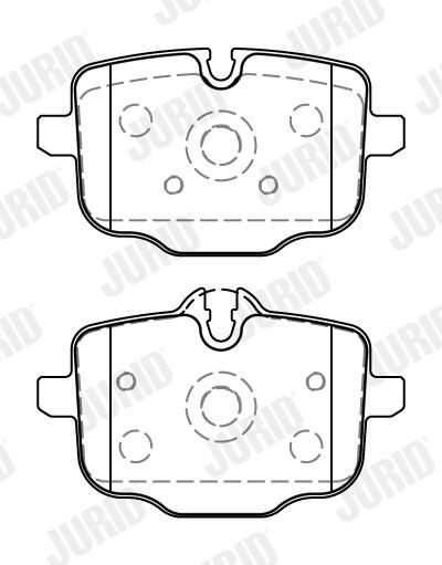 Колодки дисковые  Jurid/Bendix 573878J цена, от 40.76 USD