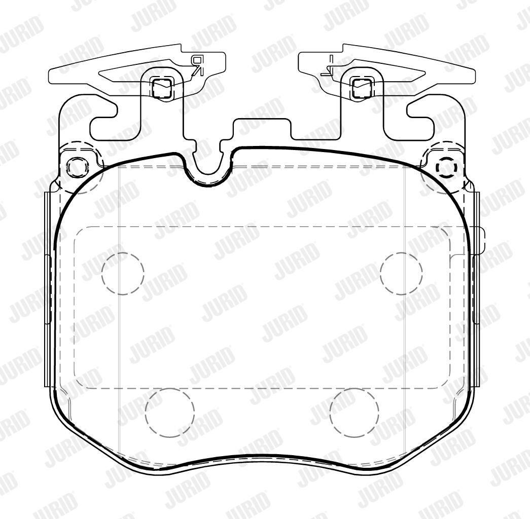 Колодки Jurid/Bendix 573880J цена, от 141.17 USD