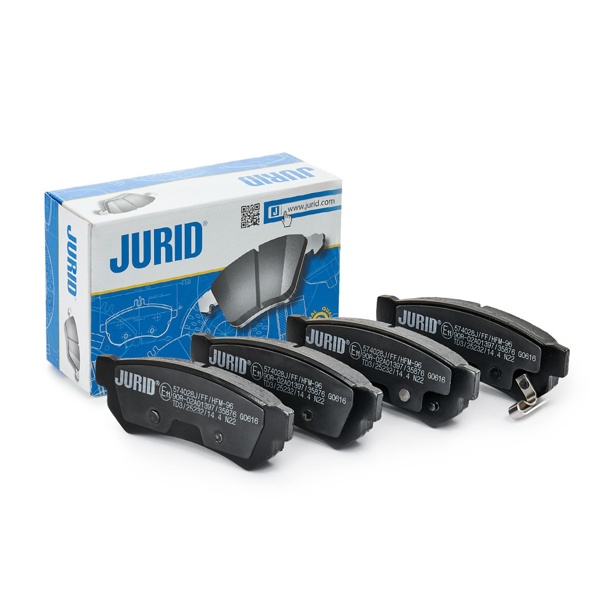 Колодки дисковые  Jurid/Bendix 574028J цена, от 19.28 USD