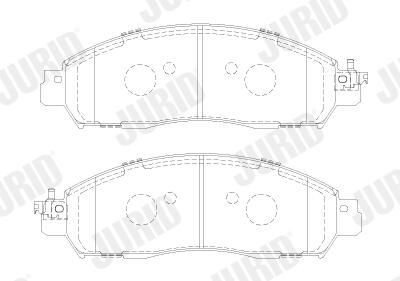 Колодки Jurid/Bendix 574029J цена, от 41.50 USD