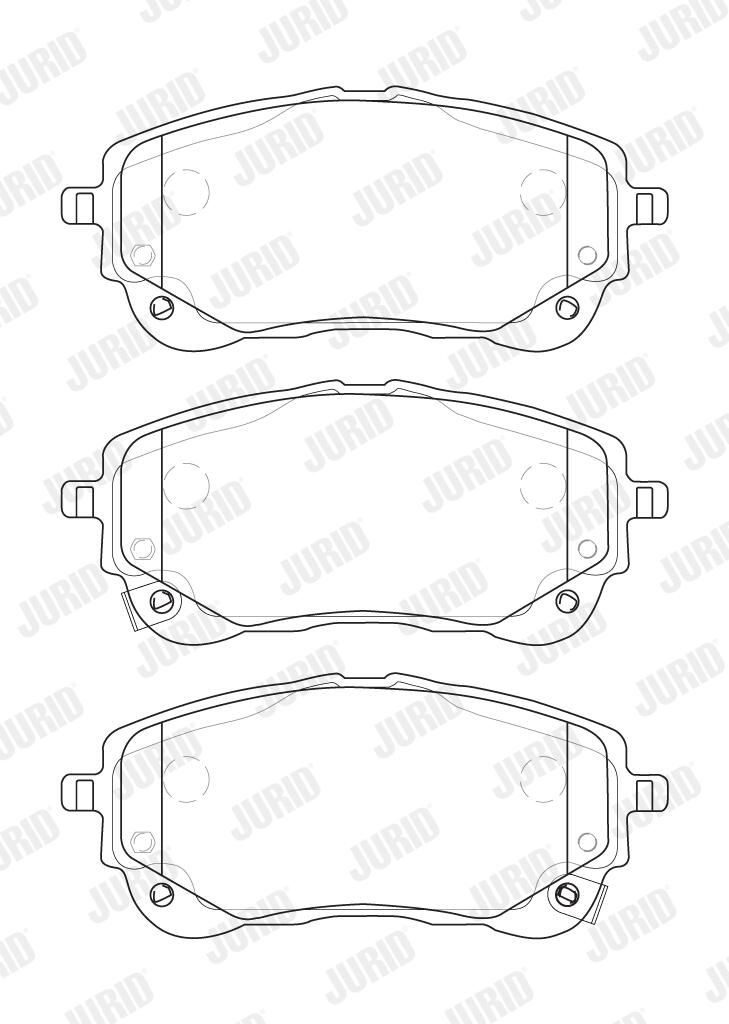 Колодки Jurid/Bendix 574042J цена, от 46.98 USD