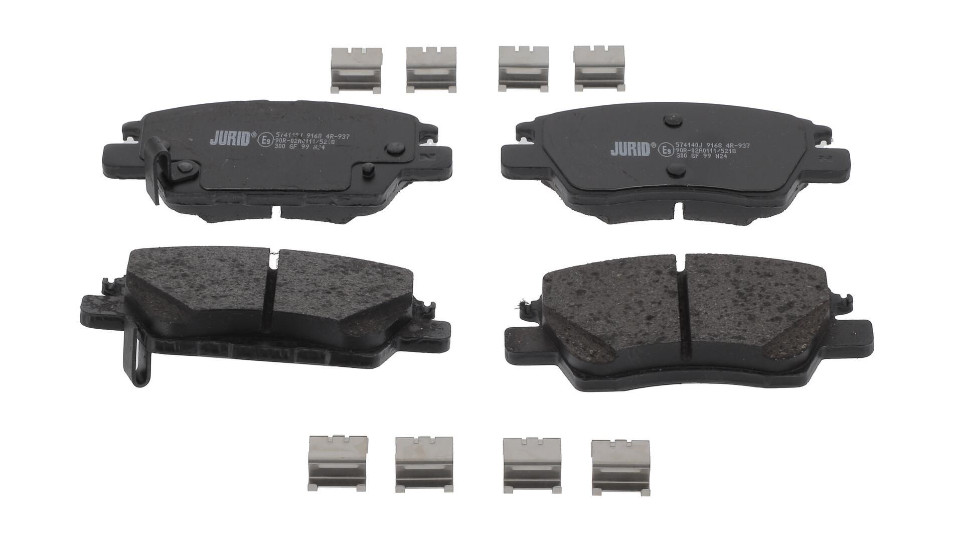 Тормозные колодки Jurid/Bendix 574140J