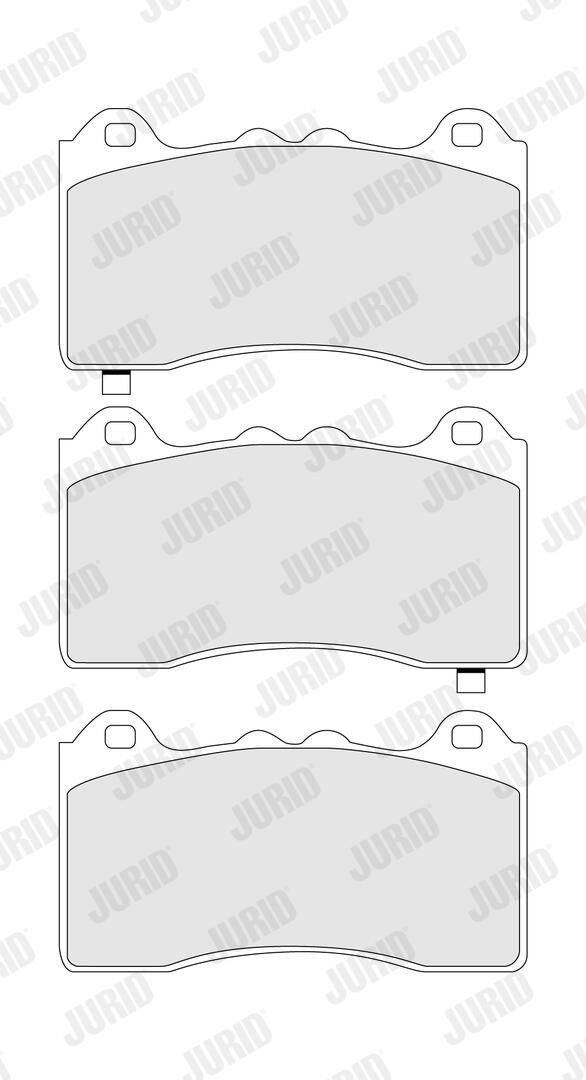 Купить 574229J Jurid/Bendix Колодки тормозные