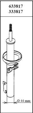 5022276 Ford Стойка передняя