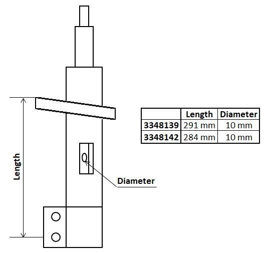 SU001B1609 Toyota Стойка передняя