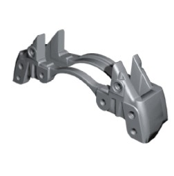 Купить A0004211106 Mercedes Скоба тормозного суппорта переднего