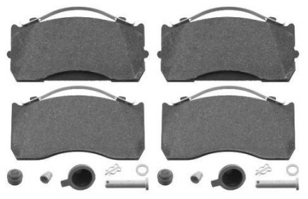 Колодки тормозные передние дисковые KNORR-BREMSE K001537