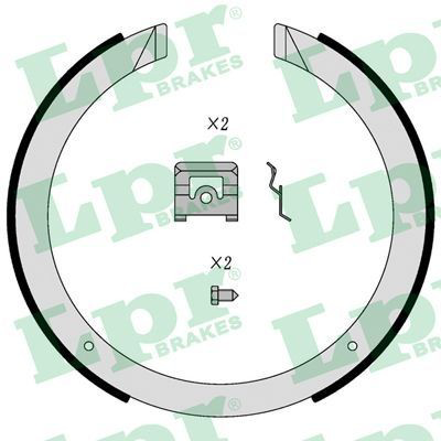 Тормозные колодки стояночного тормоза LPR 01098 цена, от 31.66 USD