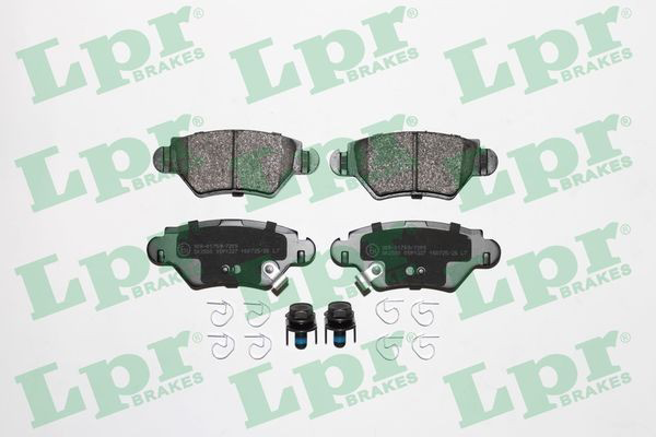 05P1227 LPR Колодки тормозные дисковые комплект