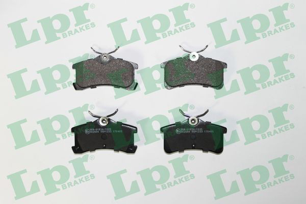 05P1233 LPR Колодки тормозные дисковые комплект