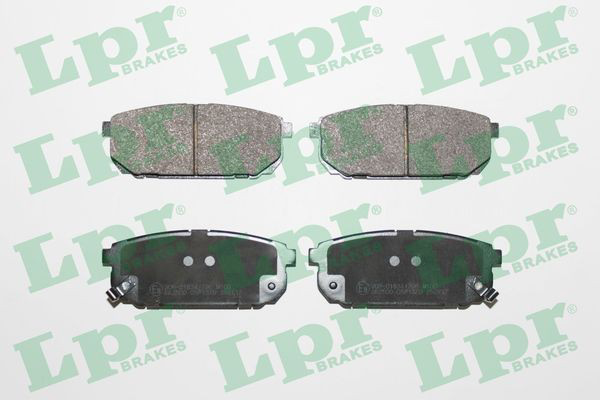 05P1370 LPR Колодки тормозные дисковые комплект