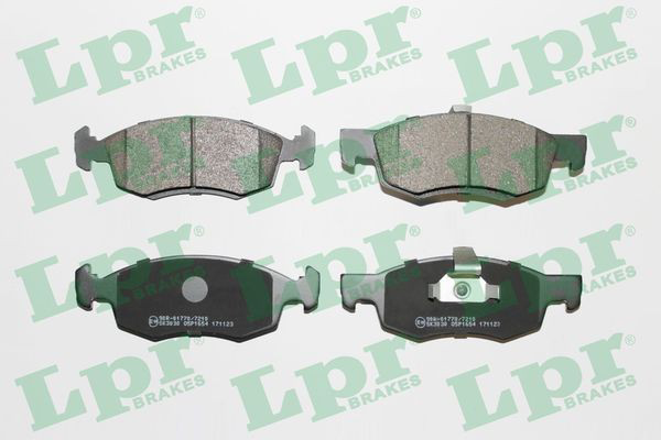 05P1654 LPR Колодки передние