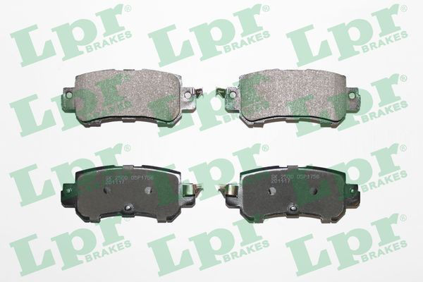 Колодки дисковые  LPR 05P1756 цена, от 20.08 USD
