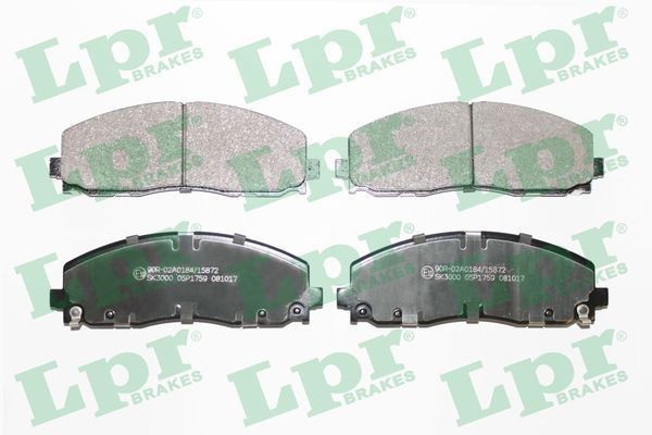 Колодки LPR 05P1759 цена, от 46.43 USD