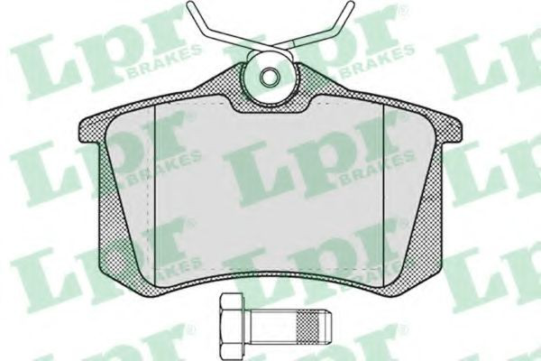 Купить 05P1788 LPR Колодки тормозные задние, дисковые