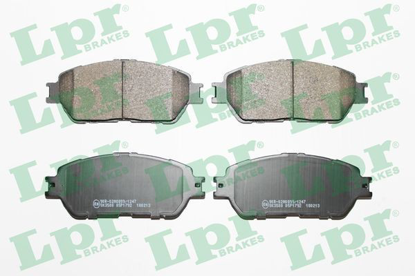 Колодки LPR 05P1792 цена, от 17.26 USD
