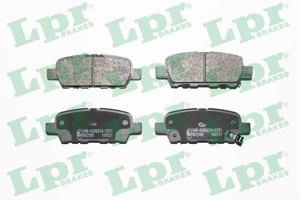 Колодки дисковые  LPR 05P1862 цена, от 19.34 USD