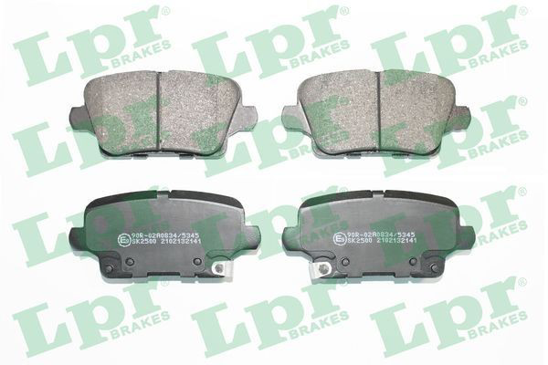 Колодки дисковые  LPR 05P2141 цена, от 35.72 USD