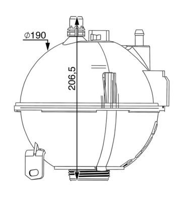 CRT210000S Mahle Original Расширительный бачок охлаждения