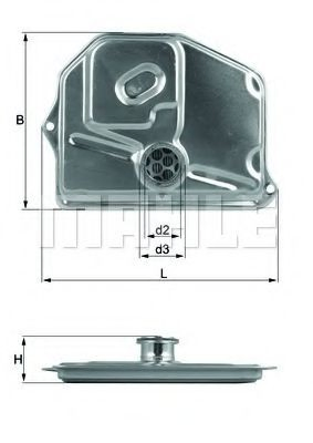 HX47 Mahle Original Масляный фильтр АКПП
