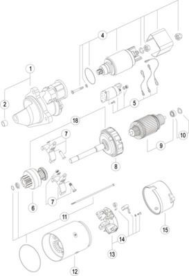 Купить MS138 Mahle Original Стартер