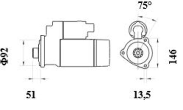 Стартер Mahle Original MS940 цена, от 56.06 USD
