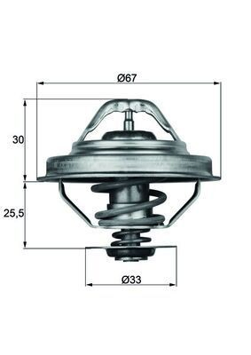 Термостат в корпусе Mahle Original TX2892D цена, от 13.90 USD