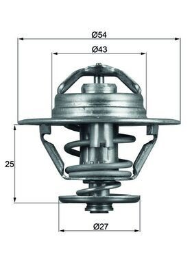 Термостат в корпусе Mahle Original TX9383D цена, от 17.81 USD