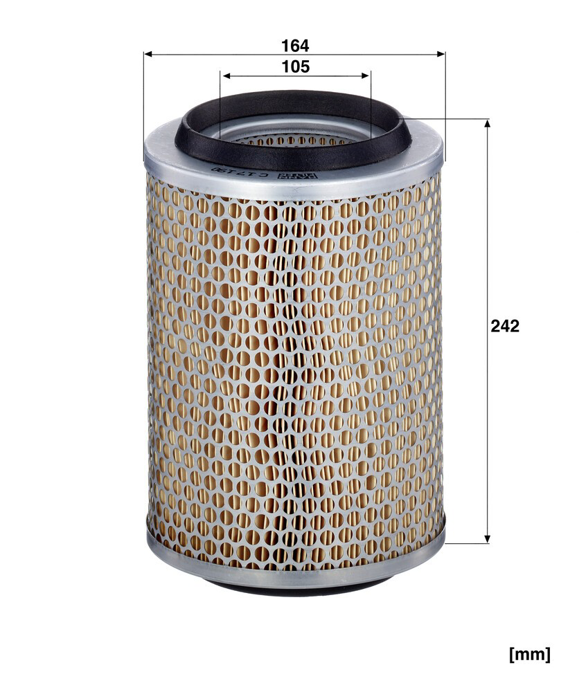 Элемент воздушного фильтра Mann-Filter C17190 цена, от 36.67 USD