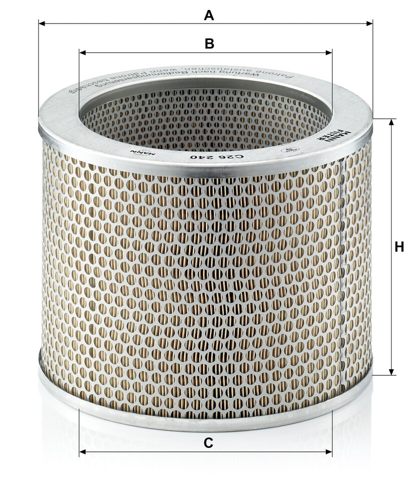 C26240 Mann-Filter Воздушный фильтр двигателя