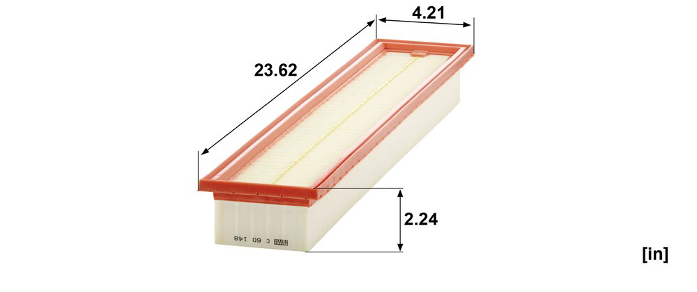 Фильтр воздушный отопителя Mann-Filter C60148 цена, от 16.45 USD
