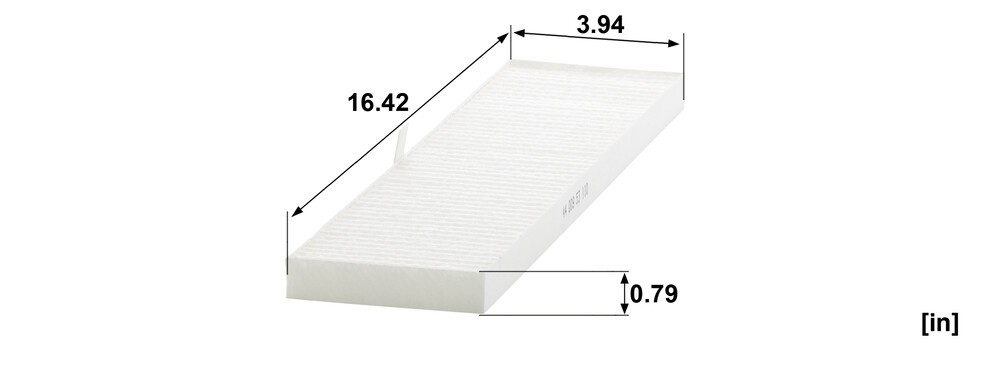 Фильтр воздушный отопителя Mann-Filter CU4219 цена, от 11.85 USD