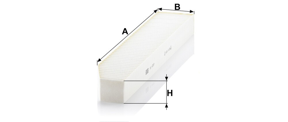 Фильтр воздушный отопителя Mann-Filter CU4727 цена, от 29.50 USD