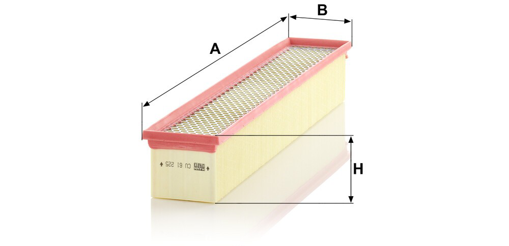 Фильтр воздушный отопителя Mann-Filter CU61225 цена, от 24.80 USD