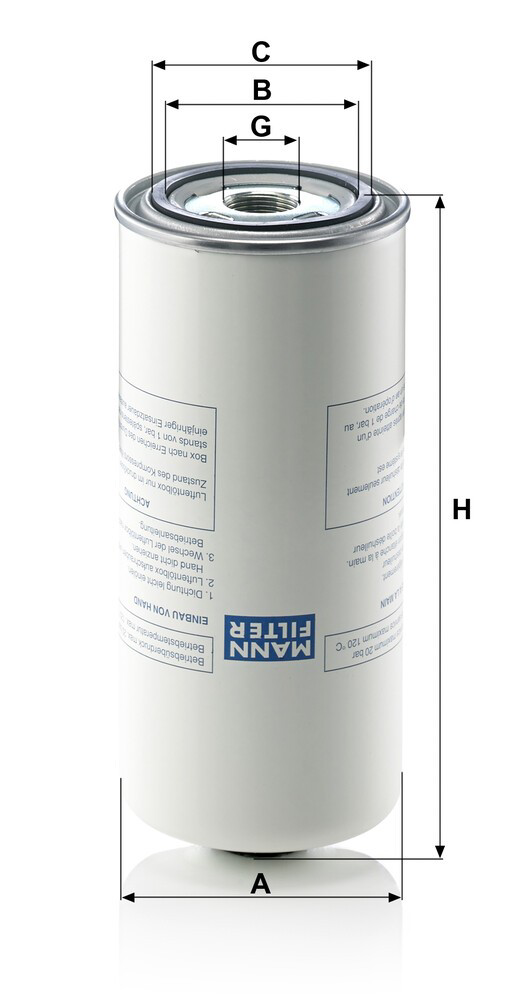 Фильтр воздушный компрессора подкачки (амортизаторов) Mann-Filter LB9622 цена, от 47.67 USD
