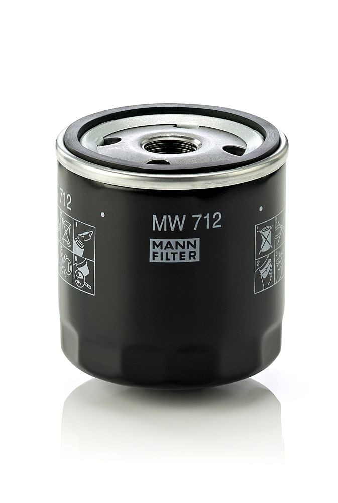 MW712 Mann-Filter Масляный фильтр двигателя