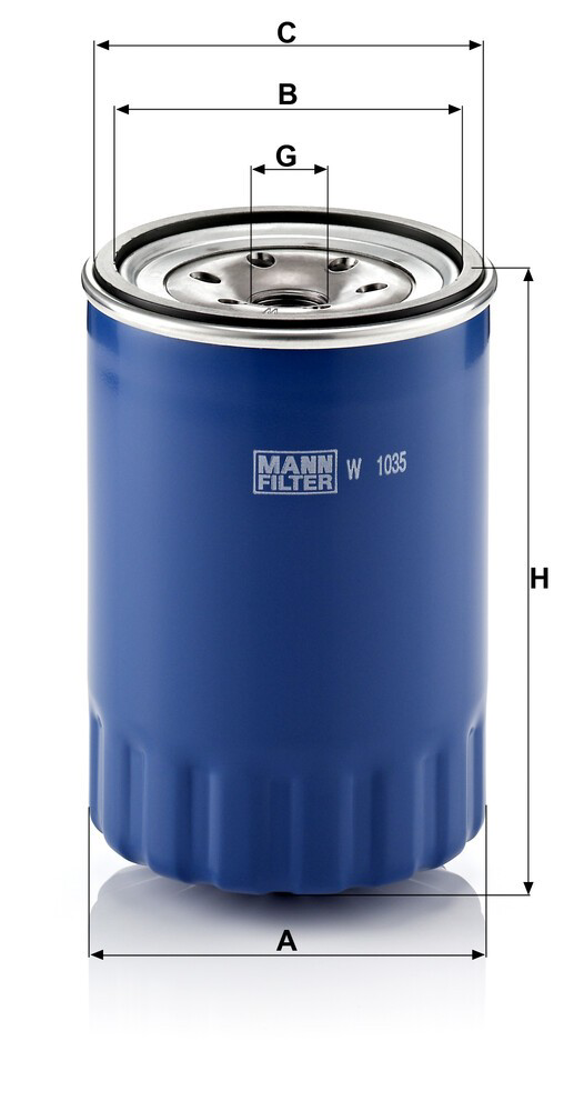 Купить W1035 Mann-Filter Фильтр центробежный очистки масла