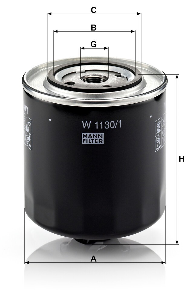 Фильтр очистки масла центробежный Mann-Filter W11301 цена, от 16.09 USD