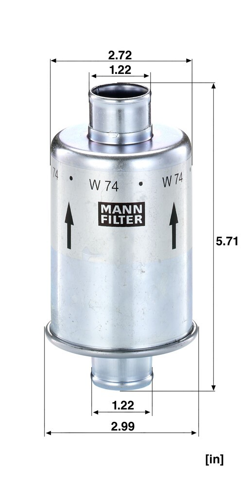 Mann-Filter W74 цена, от 38.83 USD