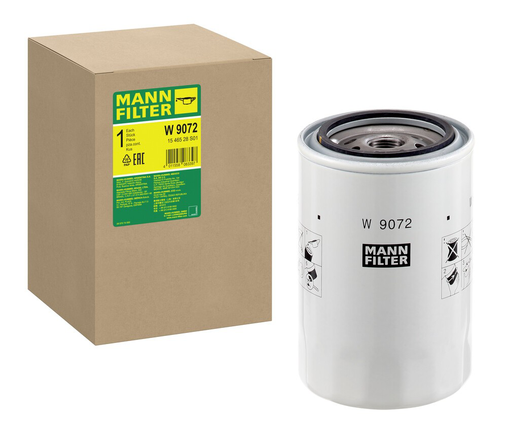 Масляный фильтр W9072 Mann-Filter