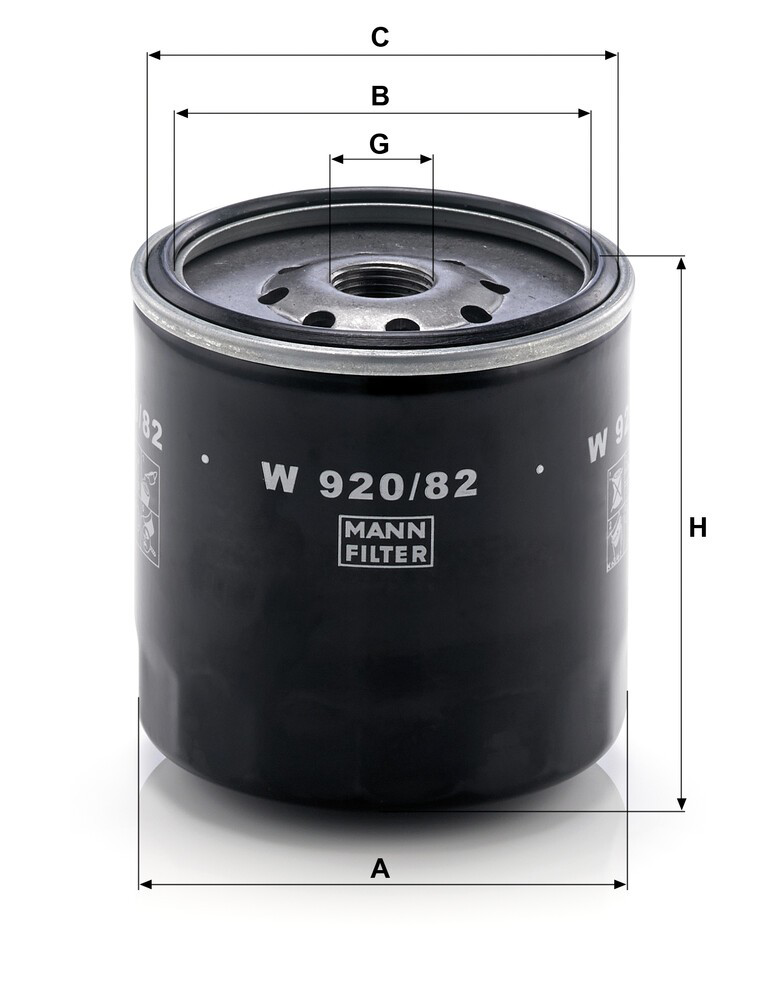 Купить W92082 Mann-Filter Фильтр центробежный очистки масла