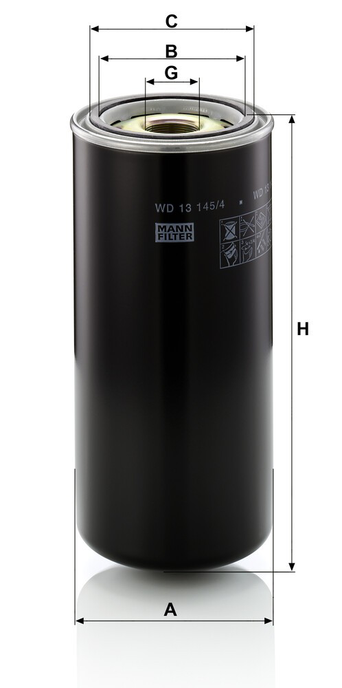 Купить WD131454 Mann-Filter Фильтр центробежный очистки масла