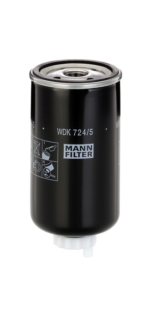 Фильтр тонкой очистки топлива Mann-Filter WDK7245 цена, от 33.41 USD