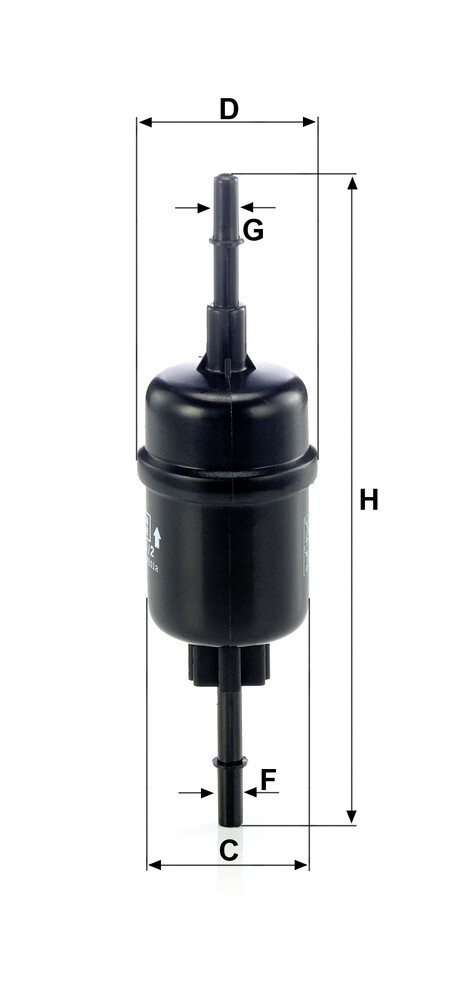 Фильтр тонкой очистки топлива Mann-Filter WK5112 цена, от 10.78 USD