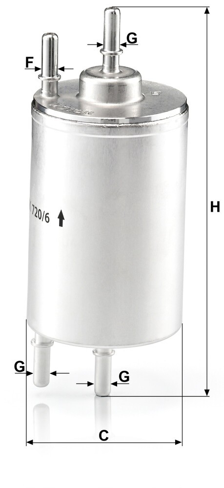 WK7206 Mann-Filter Фильтр топлива
