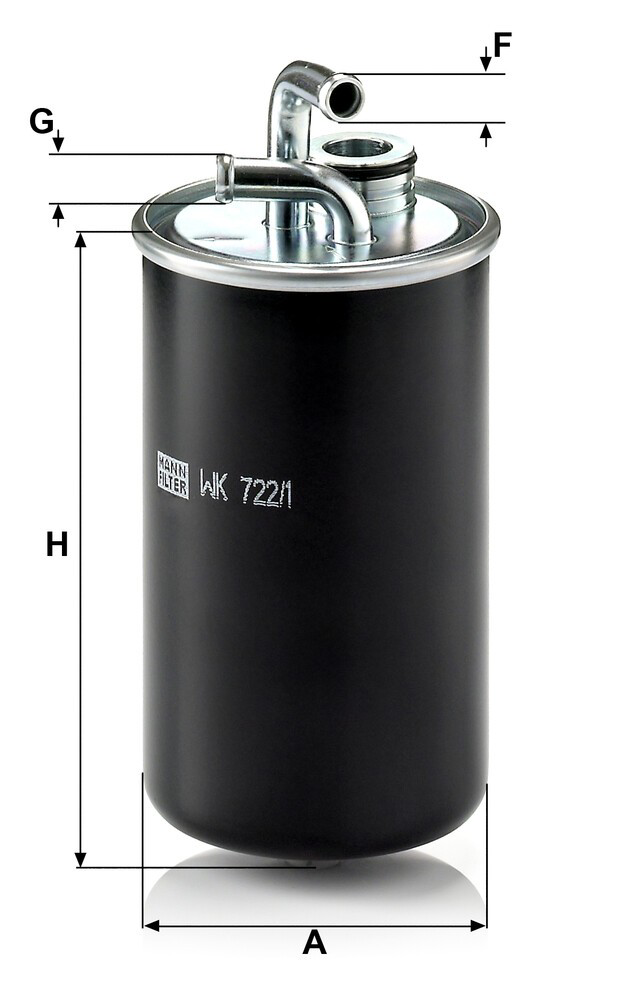 WK7221 Mann-Filter Фильтр топлива