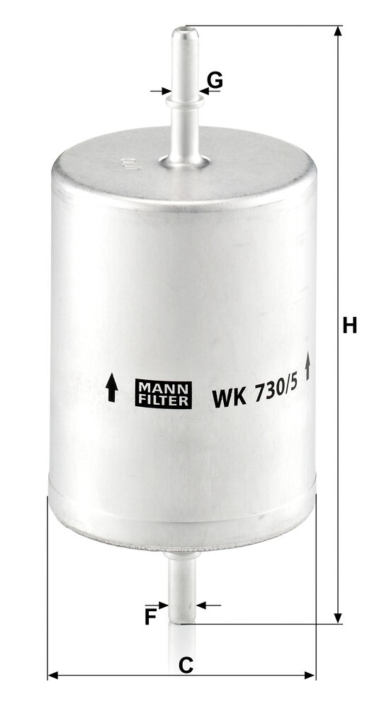 Фильтр тонкой очистки топлива Mann-Filter WK7305 цена, от 16.19 USD