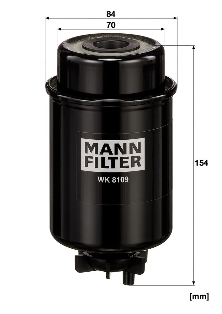 Купить WK8109 Mann-Filter Фильтр-отстойник топлива грубой очистки