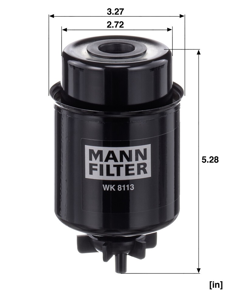 Купить WK8113 Mann-Filter Фильтр-отстойник топлива грубой очистки