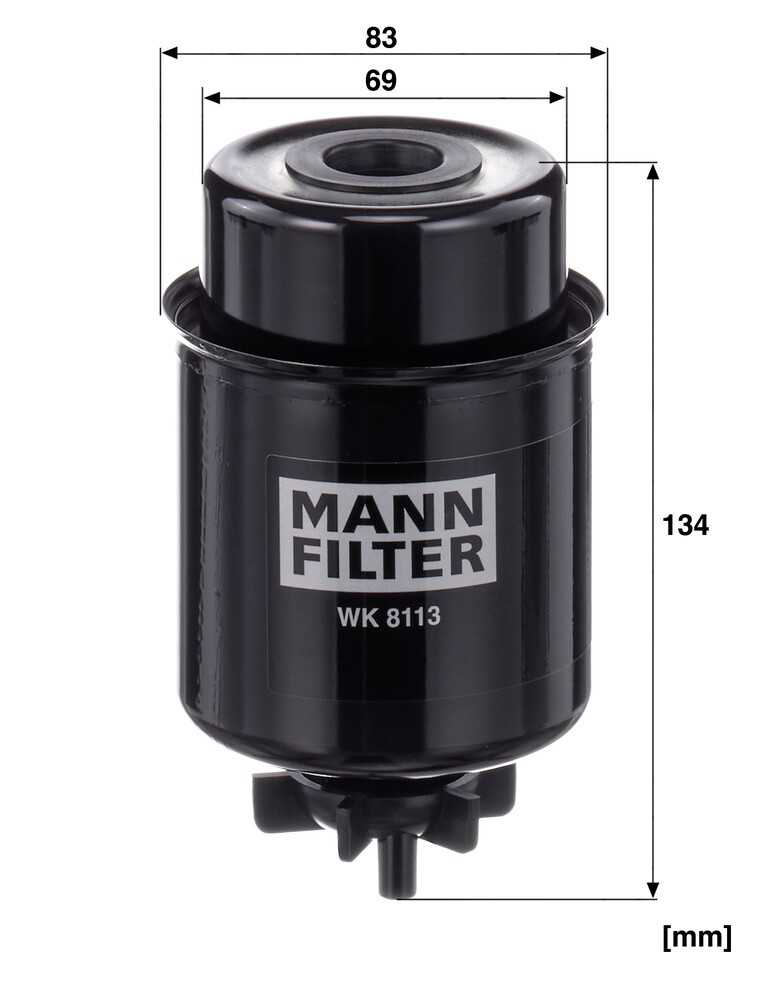 Фильтр тонкой очистки топлива Mann-Filter WK8113 цена, от 29.92 USD